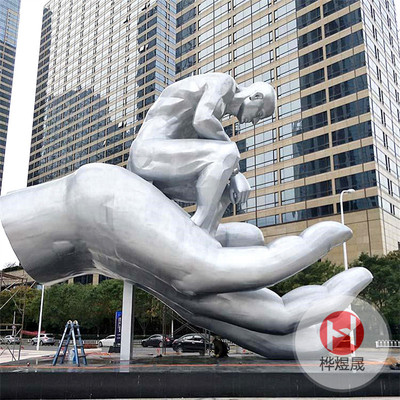 不锈钢景观雕塑HYS024