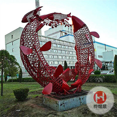 不锈钢景观雕塑HYS034