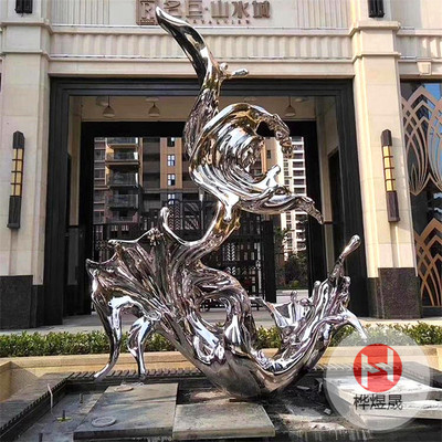 不锈钢景观雕塑HYS028