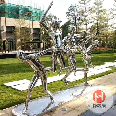 不锈钢景观雕塑HYS036