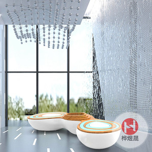 玻璃钢休闲座椅HYS047