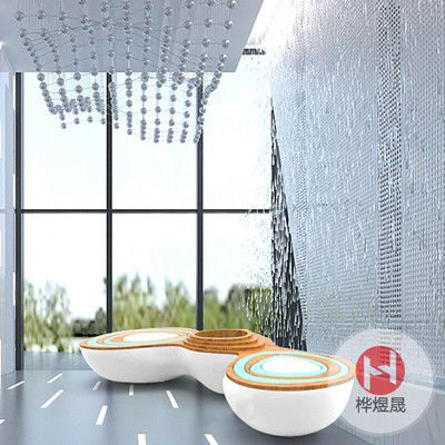 玻璃钢休闲座椅HYS047