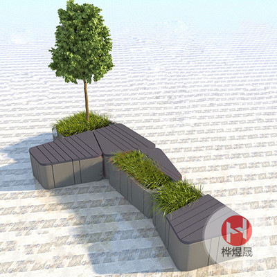 玻璃钢休闲座椅HYS022