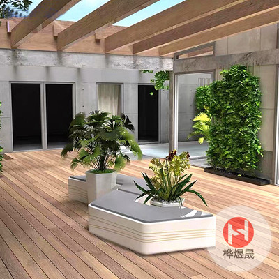 玻璃钢休闲座椅HYS028