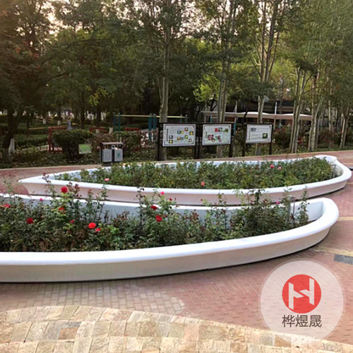 玻璃钢树池坐凳HYS052