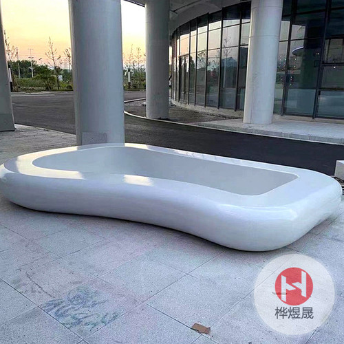 玻璃钢树池坐凳HYS057
