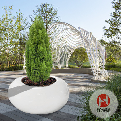 玻璃钢树池坐凳HYS080