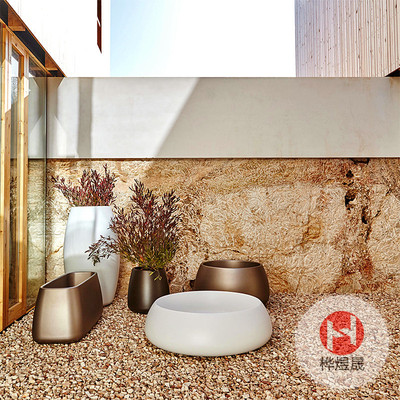 玻璃钢花盆花箱HYS003