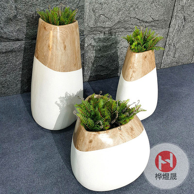 玻璃钢花盆花箱HYS011