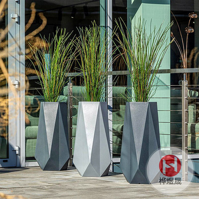 玻璃钢花盆花箱HYS014