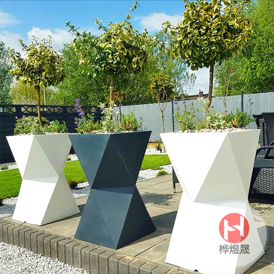 玻璃钢花盆花箱HYS013