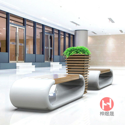 玻璃钢休闲座椅HYS097