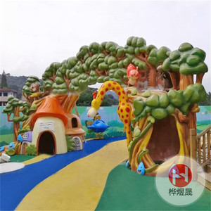 景区卡通户外街景