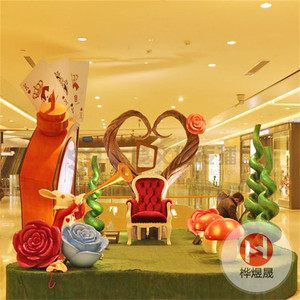 商场创意美陈DP点陈列