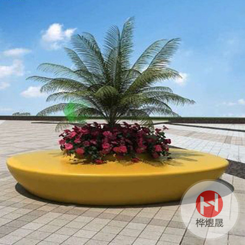 玻璃钢树池坐凳HYS103