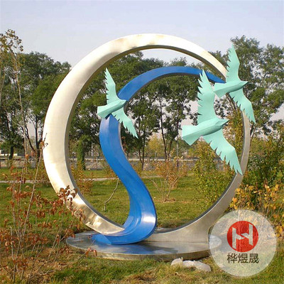 不锈钢景观雕塑HYS017