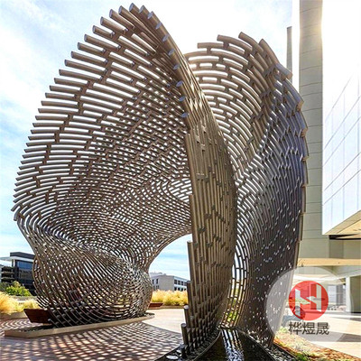 不锈钢景观雕塑HYS013