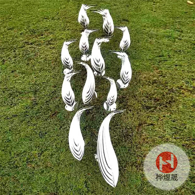 不锈钢景观雕塑HYS011