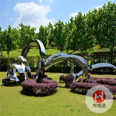不锈钢景观雕塑HYS008
