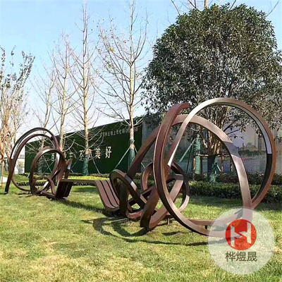 不锈钢景观雕塑HYS002